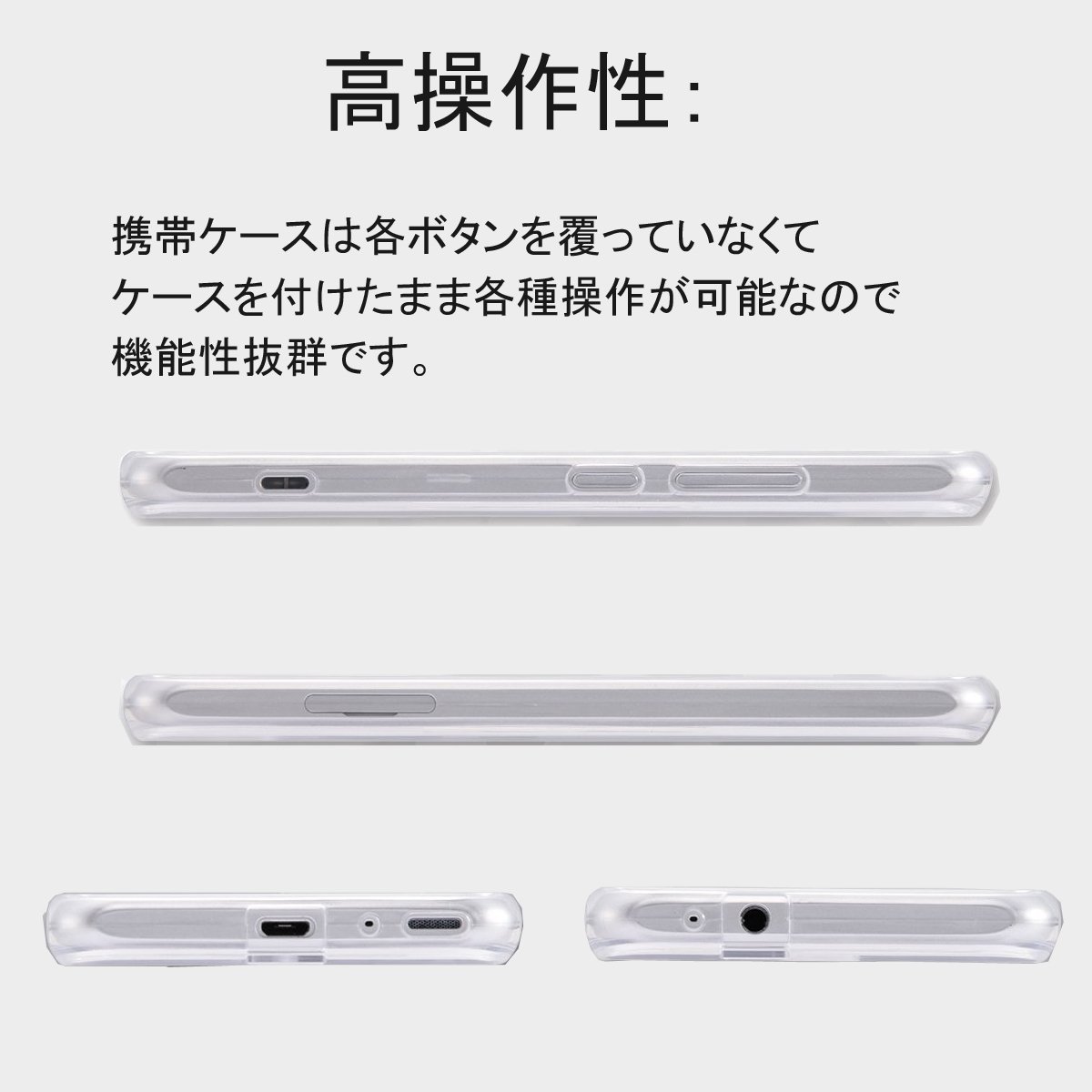 Amazon.co.jp: ZTE Libero 5G III適用透明ケースカバー 軽量 A202ZT