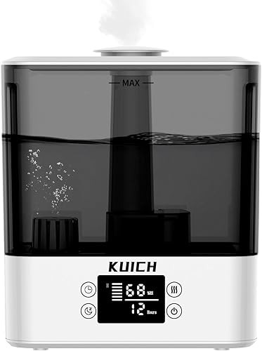 Humidificadores para dormitorio, hogar y bebé humidificadores de aire de niebla fría de 6 litros para plantas, humidificador de aire de llenado