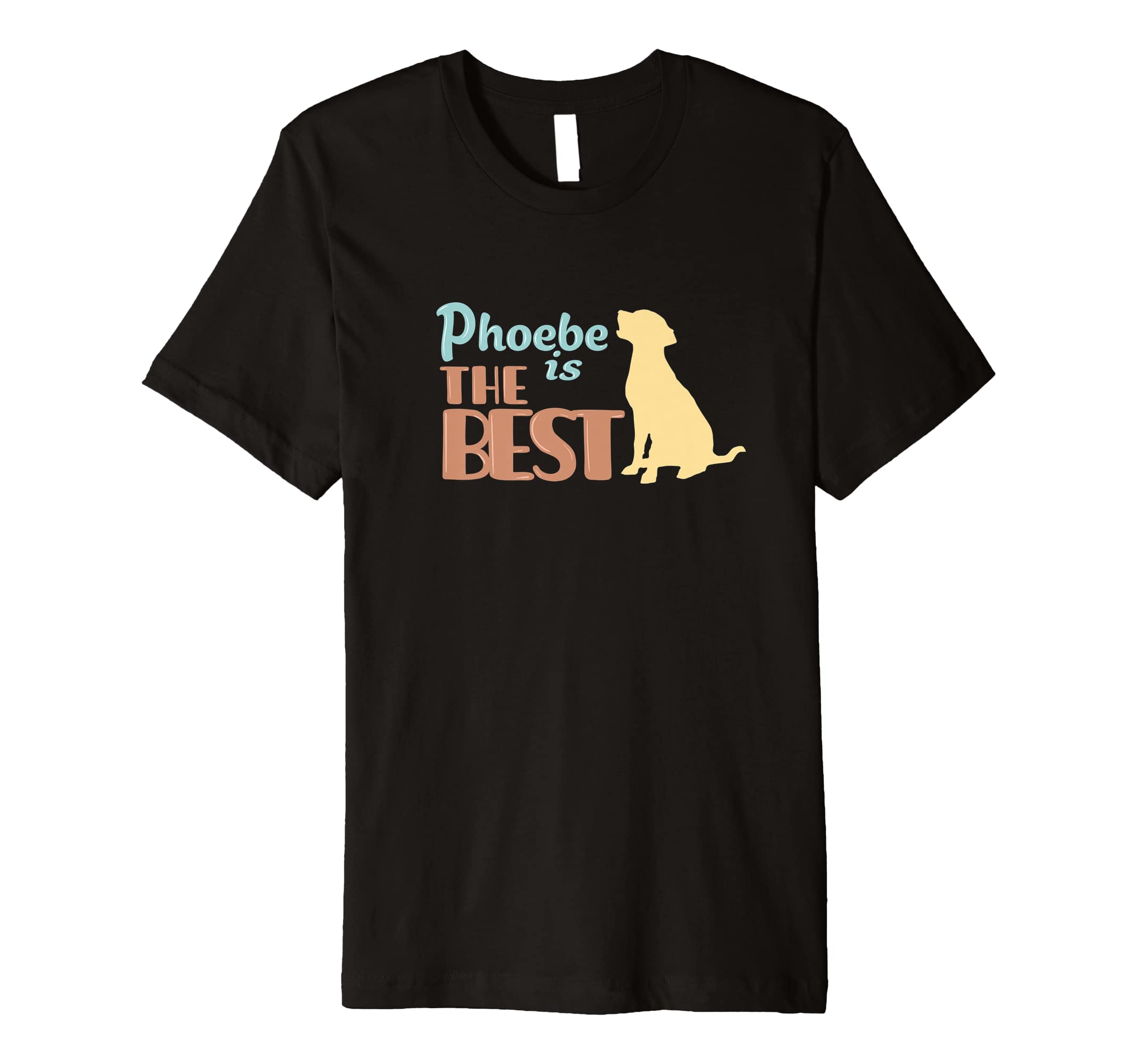 Phoebe Dog Name Phoebe Puppy GIft Premium T-Shirt