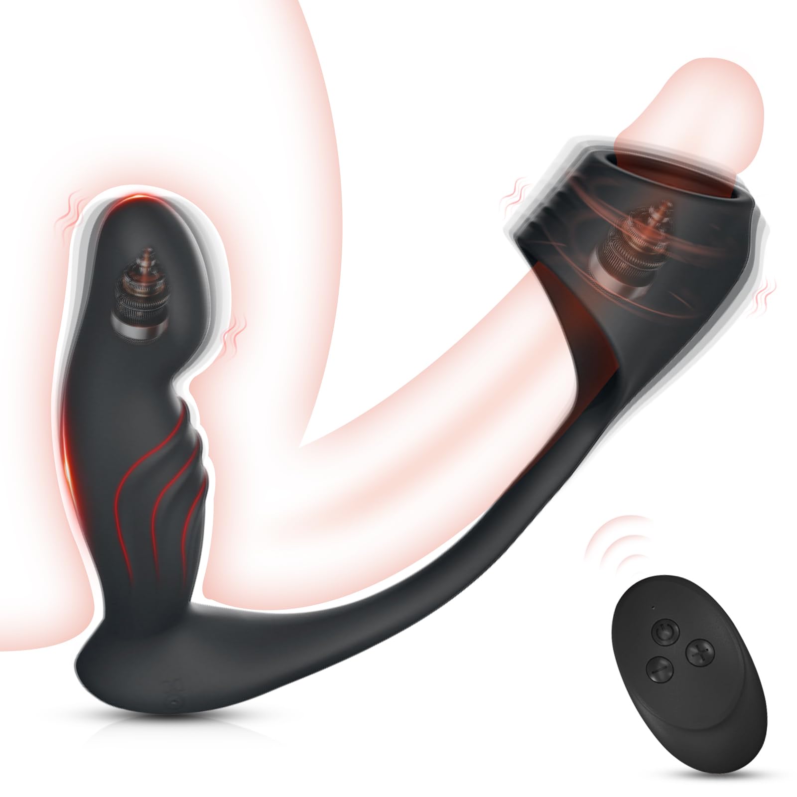 2-IN-1 Analvibratoren für Mann Anal Vibrator mit Fernbedienung & Penis  Vibrator Penisring Vibrator Vibration,Prostata Vibration Männer Anal Dildo  Vibrator Klein,Analplug für Männer Cockring (B) : Amazon.de: Drogerie &  Körperpflege