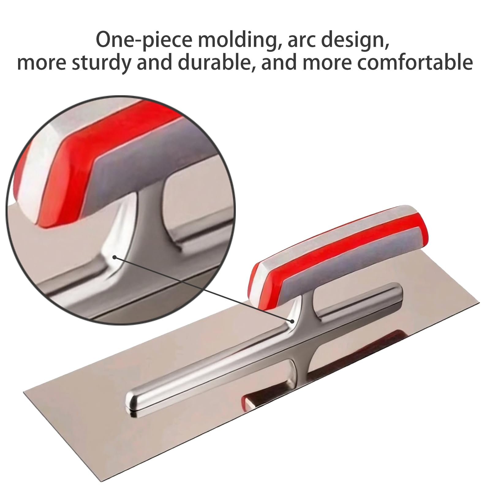 Concrete Finishing Trowel - Stainless Steel Masonry Tool -4 Concrete Finishing Trowel - Stainless Steel Masonry Tool -4