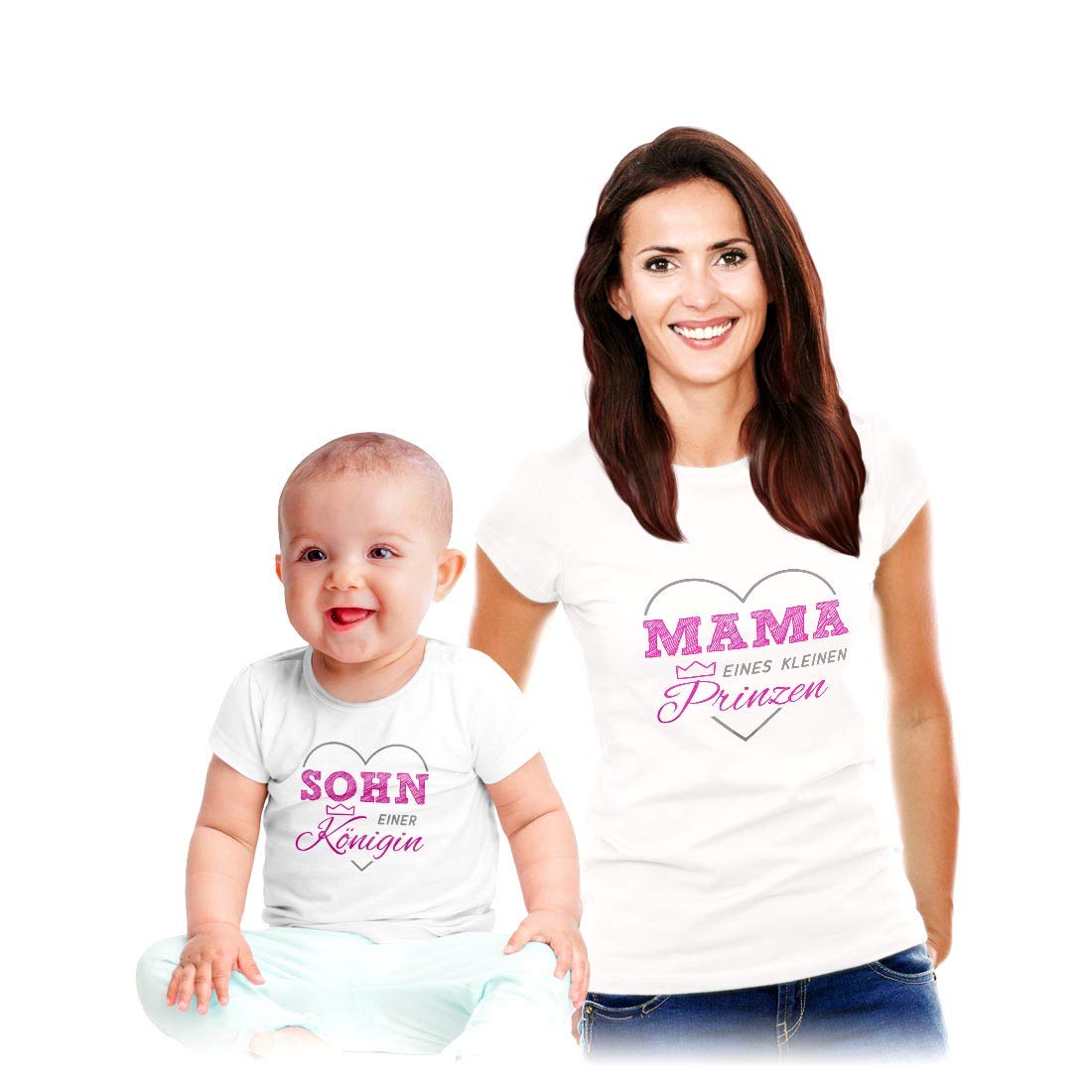 Shirtgeil Partner Geschenke zum Muttertag - Sohn Einer Königin Mama eines Prinzen