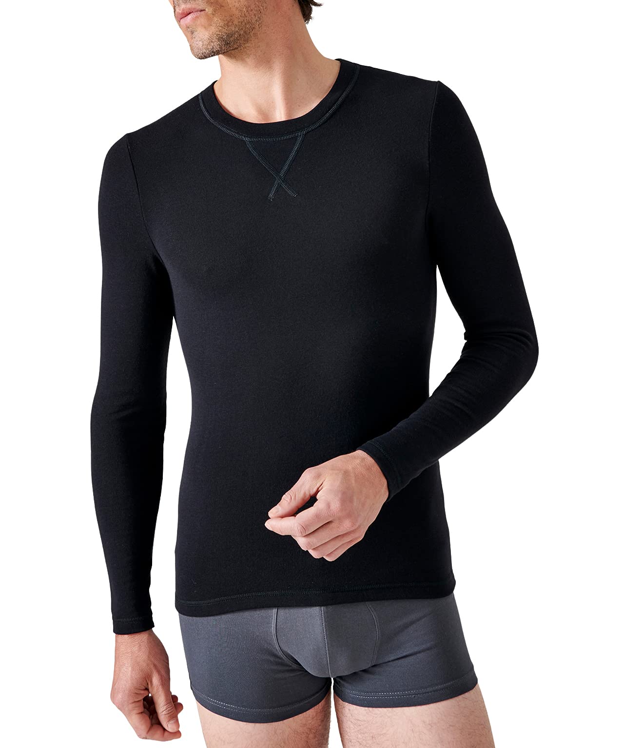 Damart Camiseta de Manga Larga de Thermolactyl Sensitive Hombre