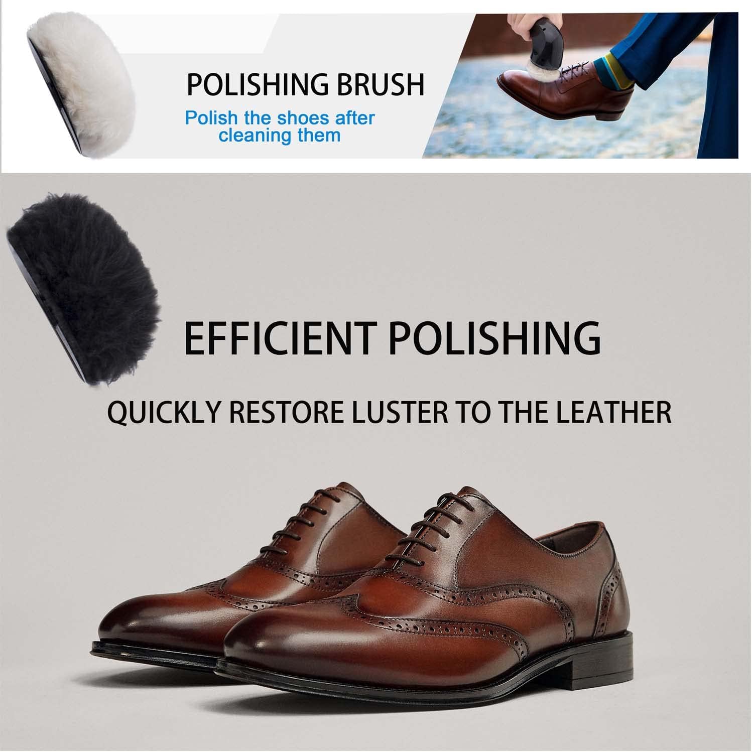 Electric Shoe Cleaner Brush, Electric Shoe Polisher Brush Shoe Shiner Dust Cleaner Portable Leather Cleaner Care Kit for Shoes