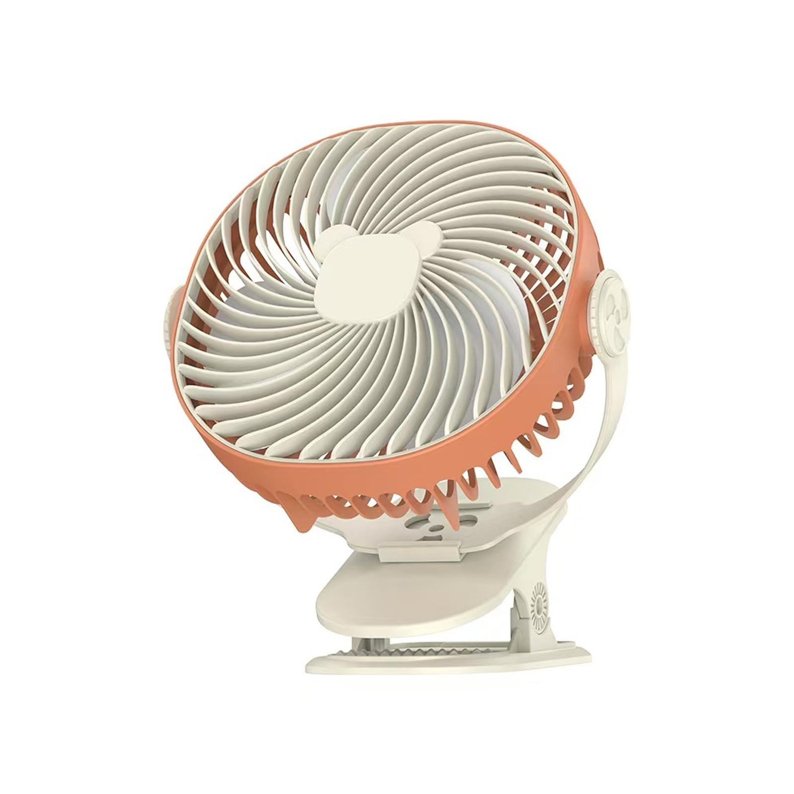 Uqezagpa A Uqezagp Strong Clamp Desk Fan Rechargeable Camping Fan 5 Speeds Djustable Quiet Cooling Device For Desk Quiet With Usb Charging
