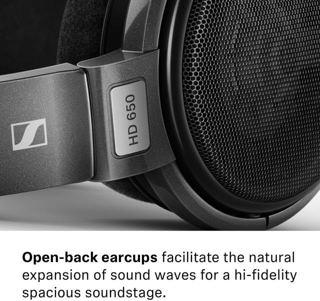 Sennheiser HD 650 - Audiophile Hi-Res Open Back Dynamic Headphone - Image 7