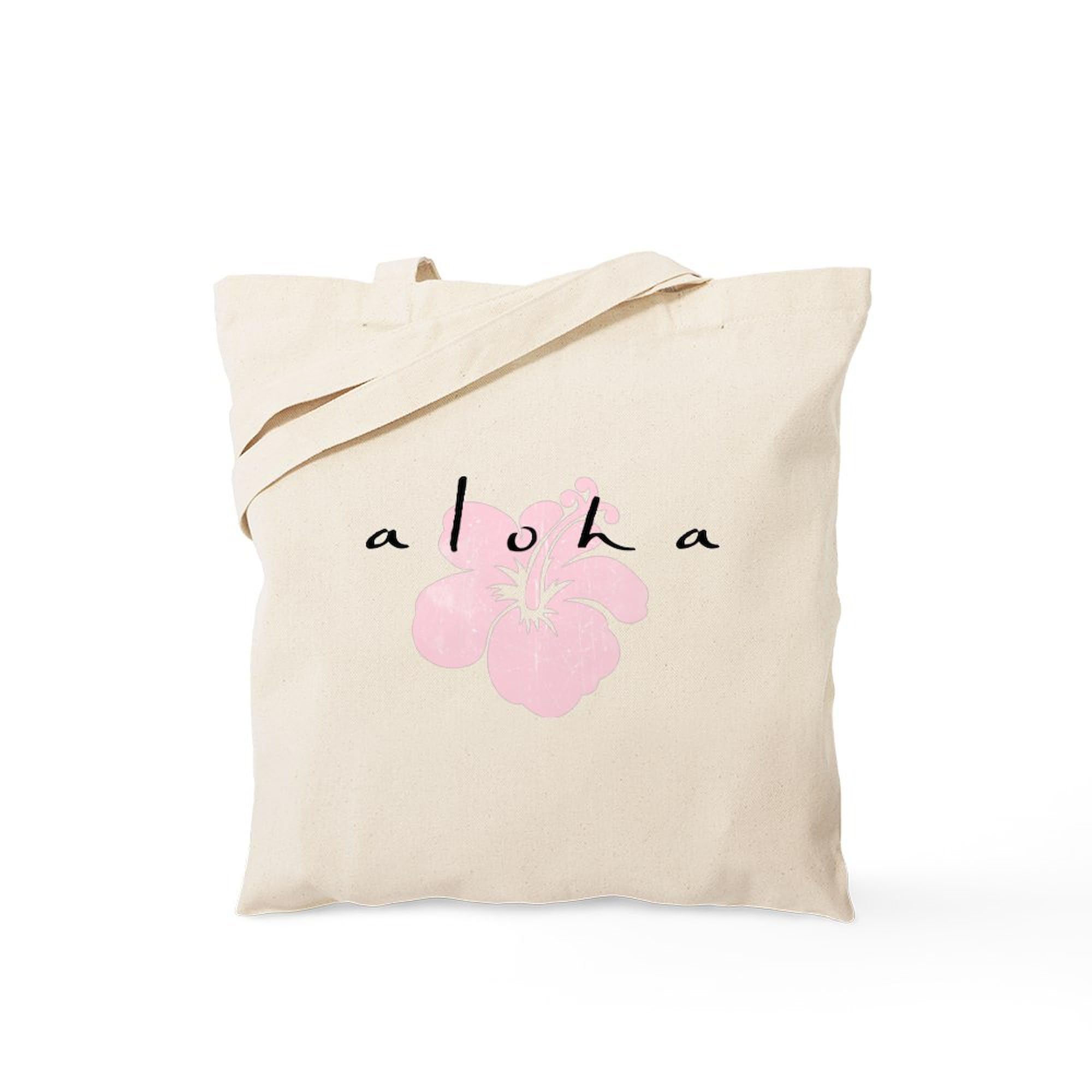 CafePress Aloooha Tote Bag Reusable Natural Beige Canvas Shopping Bag