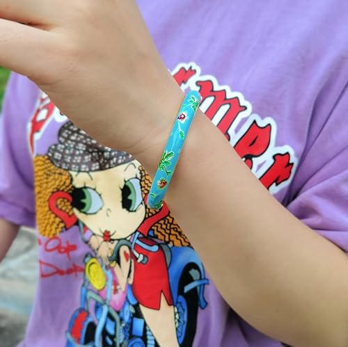 Miniatura 5 de Pulsera de flores vintage Chinoiserie Cloisonne para mujer, elegante, vibrante, étnica, regalos de joyería étnica