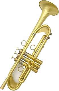 Student Brass Trumpet Trumpet Musical Instrument Brass Gold-plated Brushed Aggravating Streamlined Professional Trumpet Full Copper