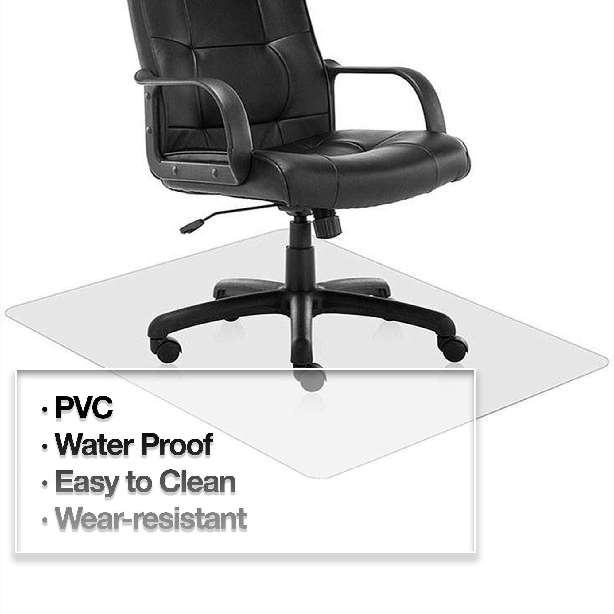 Transparente Bodenschutzmatte Für Stühle - PVC Stuhlunterlage 1mm Dick