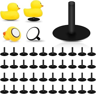 40 PCS Duck Plug,Rubber Duck Mount with Double Sided Stickers,Duck Holder for Car Dash,Ducks Rubber Duck Mount for Car Fixed Display,Gift for Car Lover,for Various Rubber Ducks(Excluding Rubber Duck)