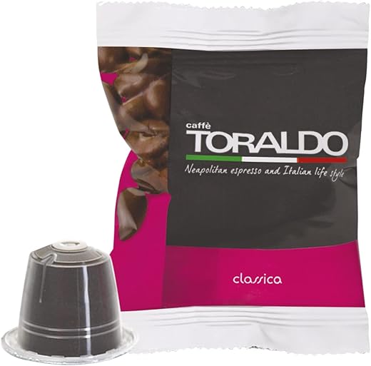 CAFFÈ TORALDO Nespresso | Capsule Compatibile Nespresso* (100 Unità, Miscela Classica)
