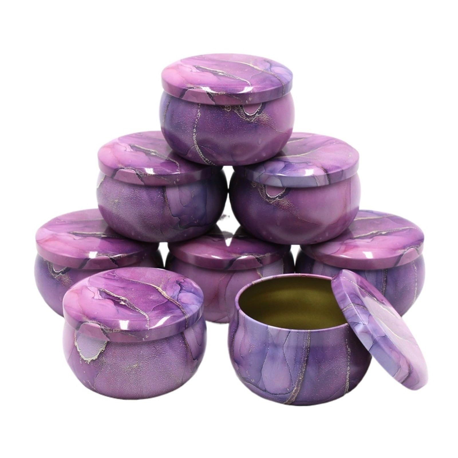 Boîtes à Bougies en Aluminium pour Organiser Vos Bijoux et Loisirs DIY