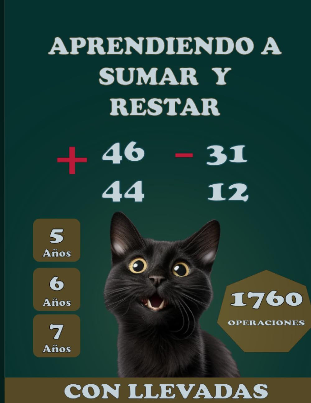 Aprendiendo a Sumar y Restar: | Sumas con llevadas | Restas con llevadas | Libro de Sumas y Restas con llevadas
