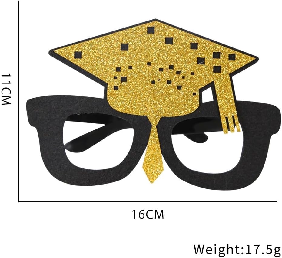 8PCS Graduation Party Glasses for Class of 2025，Graduation Party Decorations 2025 Graduation Photo Booth Props - Image 8