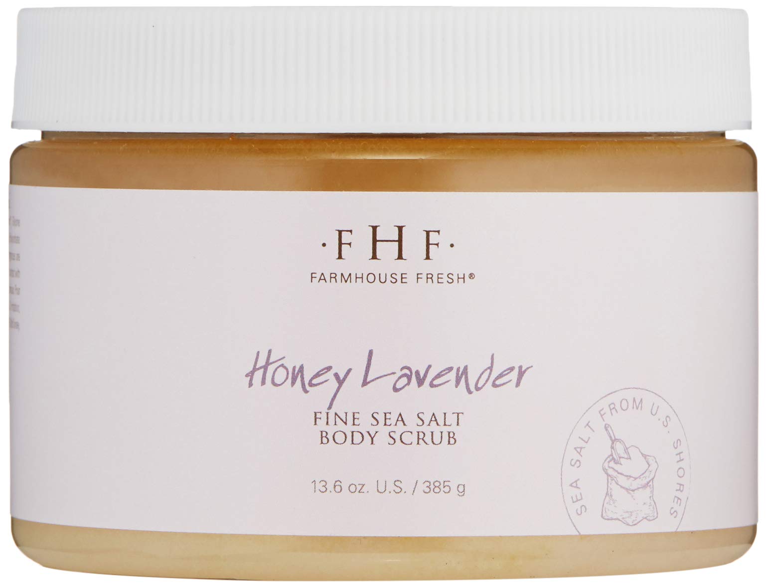 Farmhouse Fresh Honey-Lavender Fine Grain Salt Scrub 13.6 oz.
