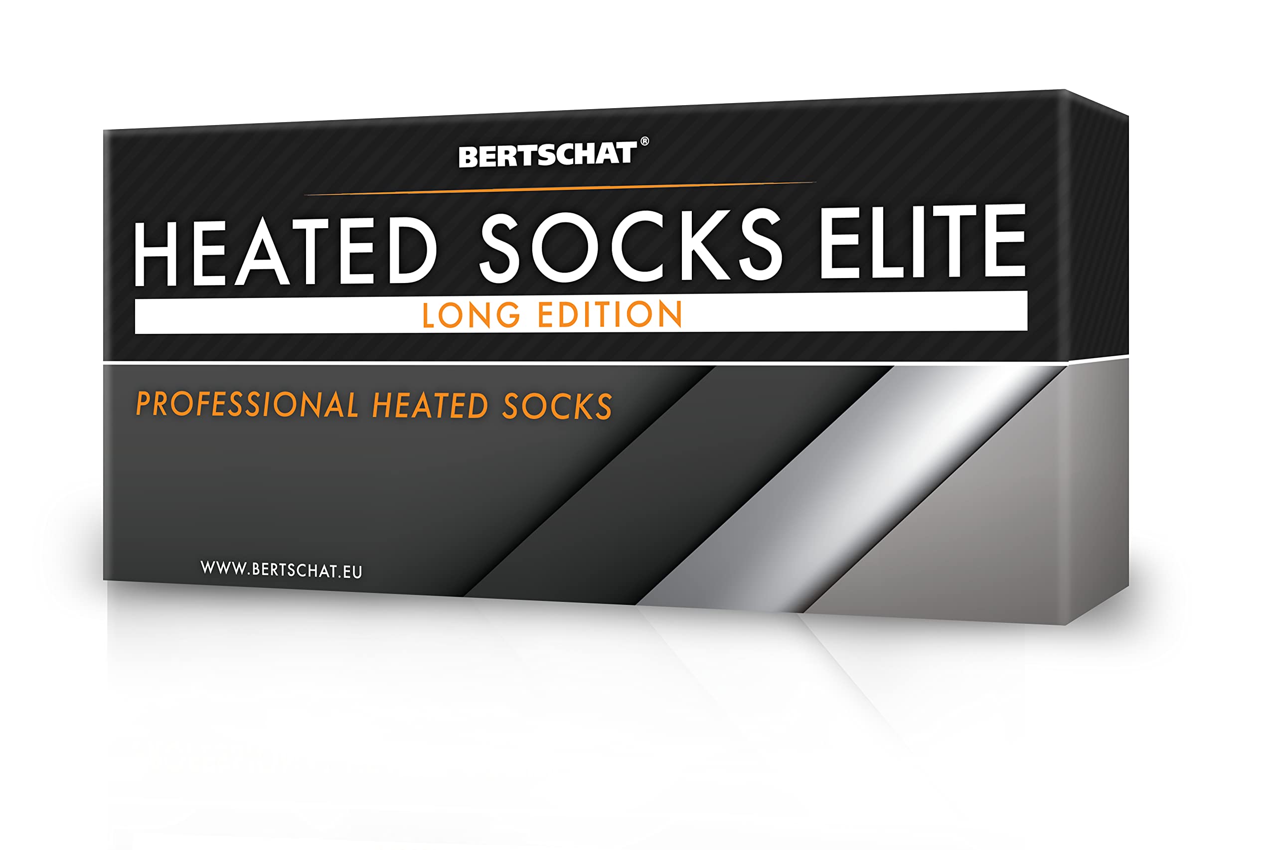 BERTSCHAT Beheizte Socken Long Edition Elite – Unisex | USB-aufladbar & Fernbedienung | 3 Heizstufen & 10 Std. Wärme | Für Ski, Outdoor & Raynaud