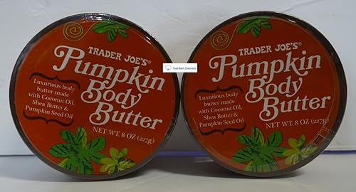 Trader Joe's Pumpkin Body Butter 8oz 8.01 oz (dos frascos)