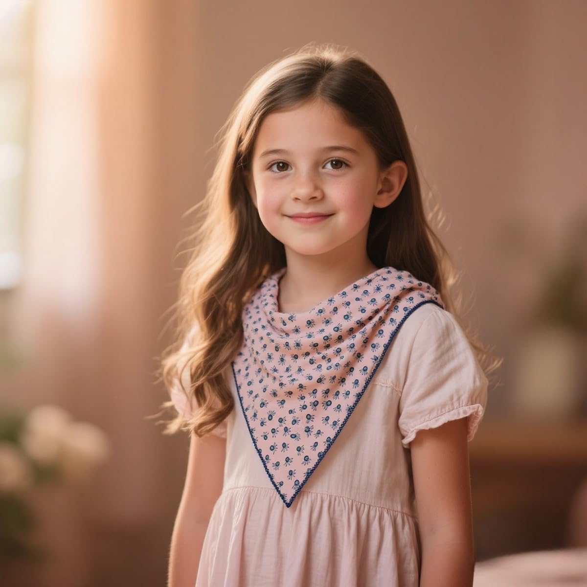 Large Cotton Bandana Headband, Head Wrap, Protective Coverage, Hair Neck Scarf for Women 28 x 28 inch - Image 2