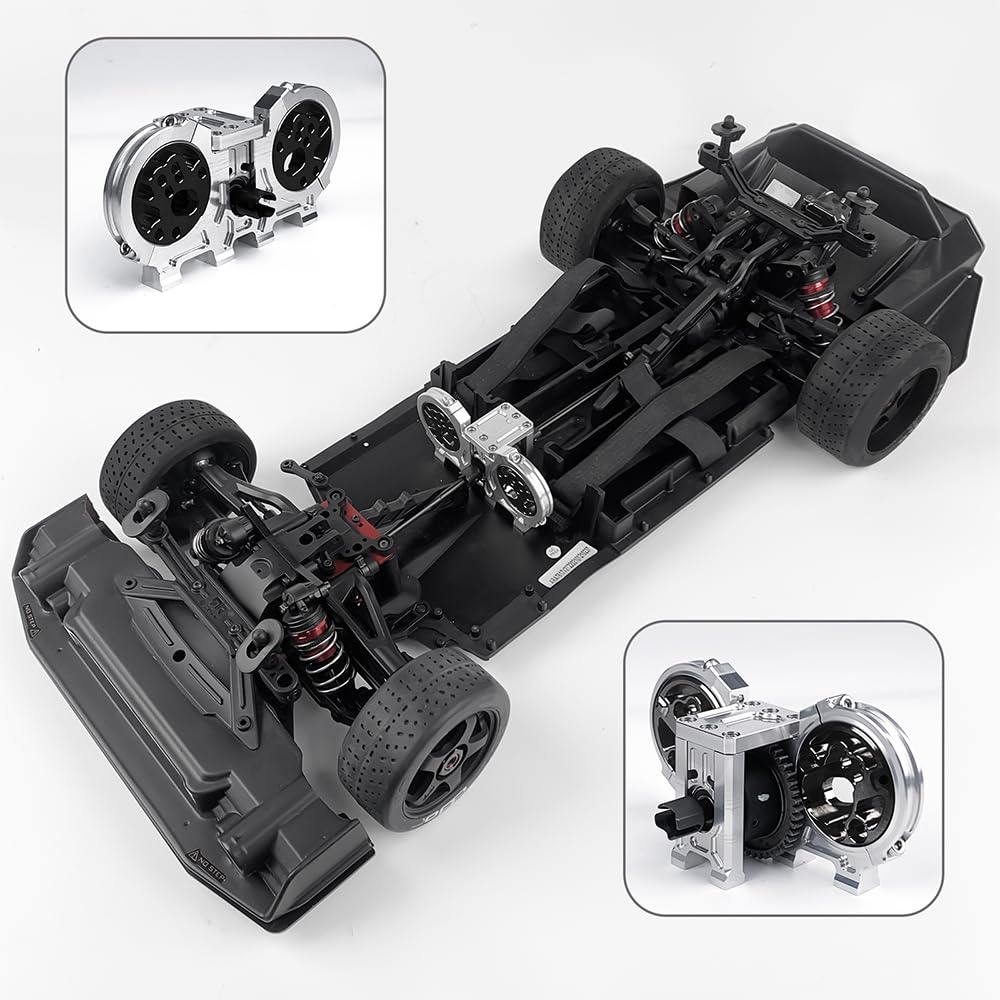 MORLORDY 1/7 RC Dual Motor Mount Dual Bracket for 1/7th Felony 6S BLX & 1/7 Infraction V2 6S BLX RC Car Upgrade Parts