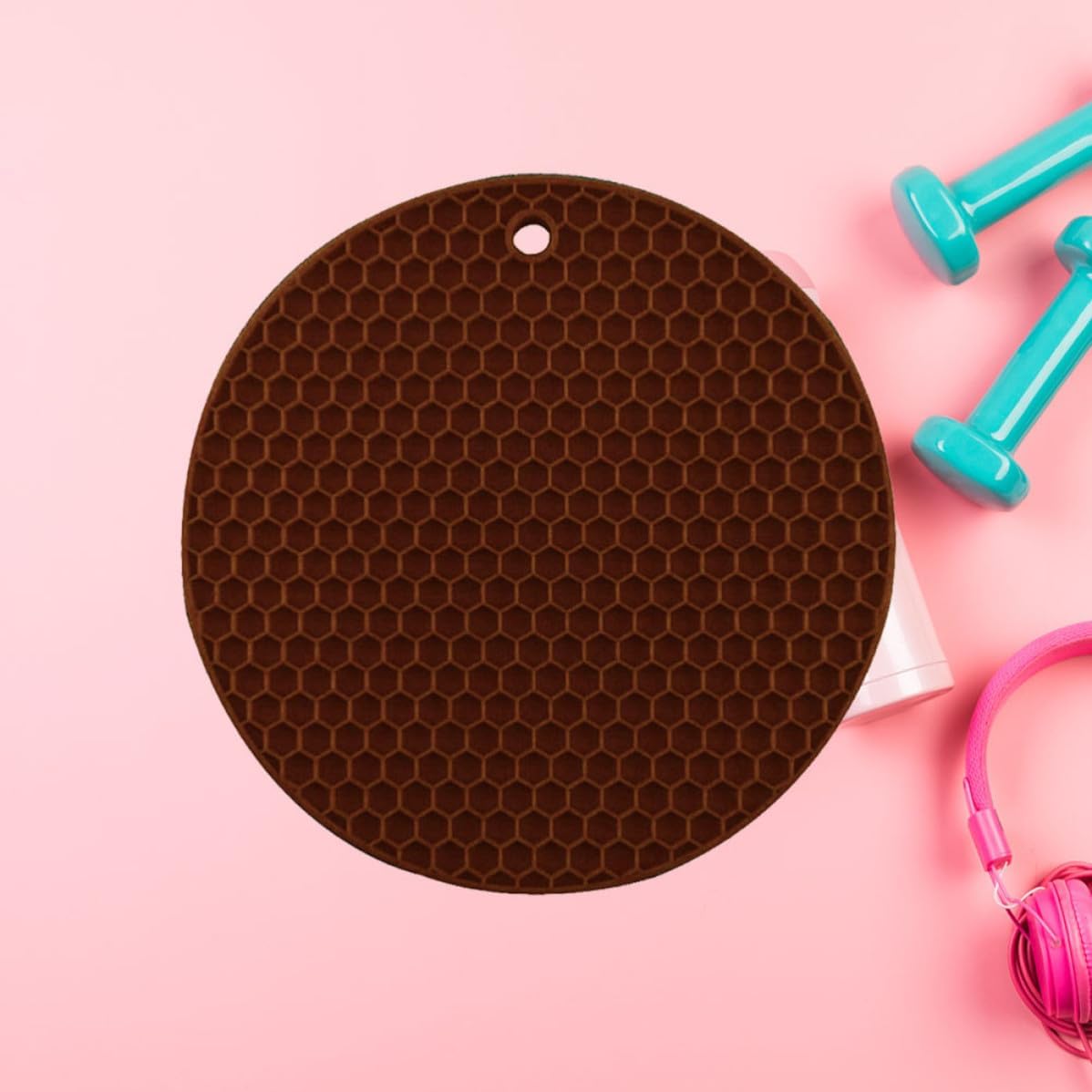 Coffee Silicone Heat Resistant Trivet Mat for Teapot and Pan
