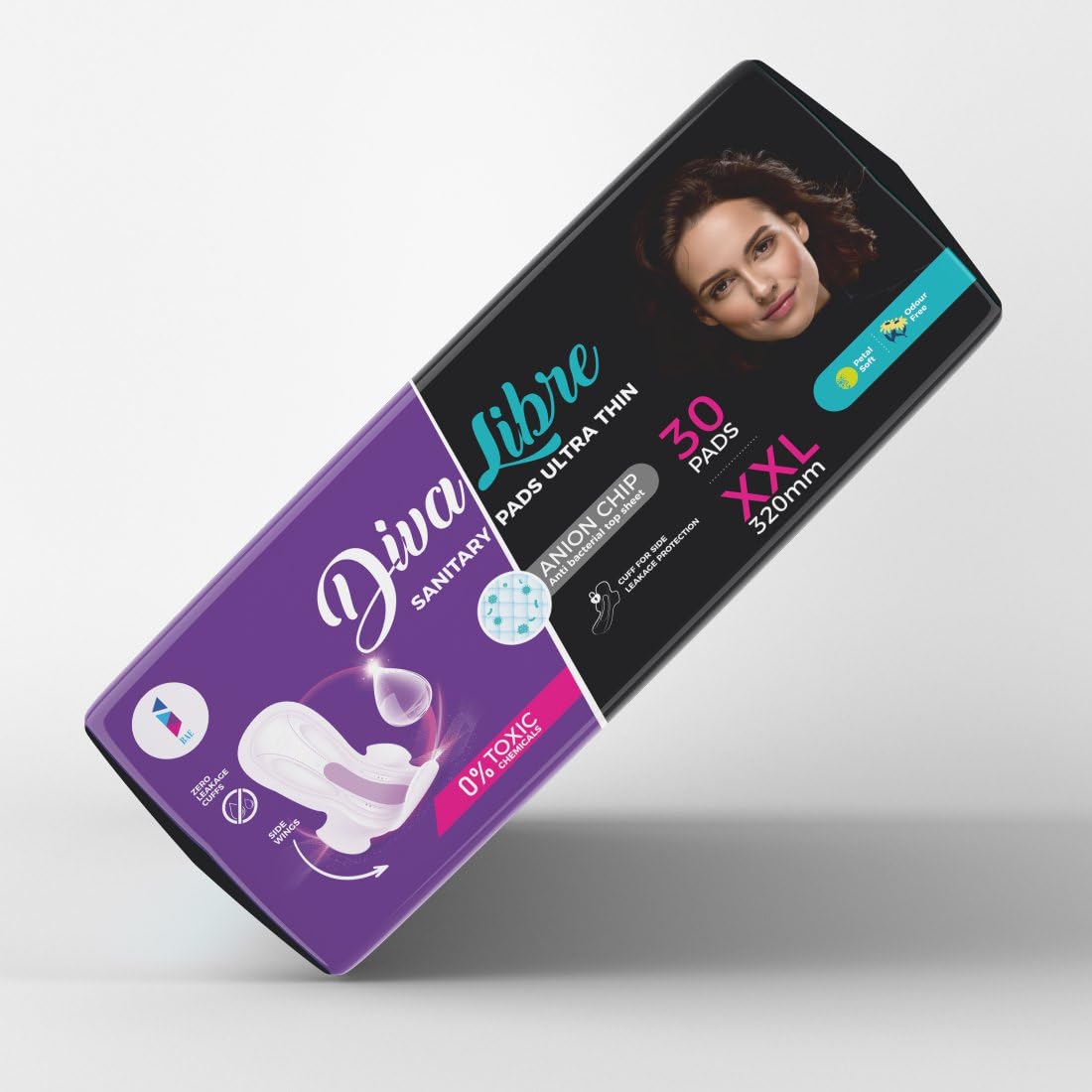 Diva Libre Ultrathin Sanitary Pad 280 mm (Pack of 30) (2XL (320 mm)) (B0D4HX2C5V) Amazon Price History, Amazon Price Tracker