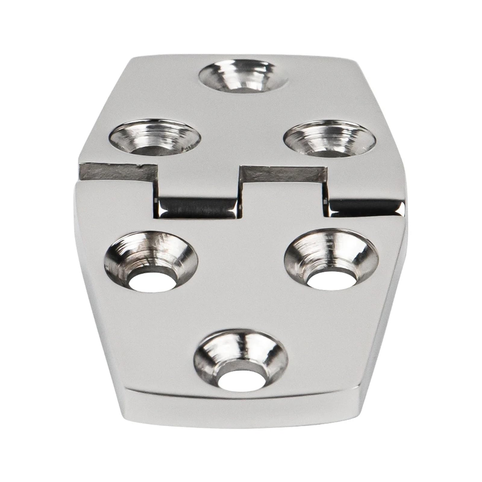 Rmwkrmogrf One Color 316 Stainless Steel Back Polished Casting Hinge 6 Holes Door Flush Replacement 76 * 38Mm Hardware Accessories 1Pcs