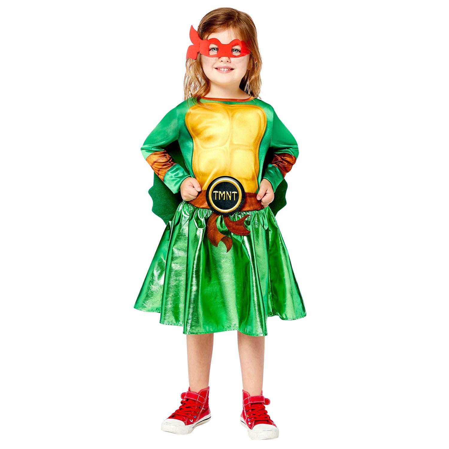 amscan (PKT) (9909140) Child Girls TMNT Dress Costume (6-8yr)
