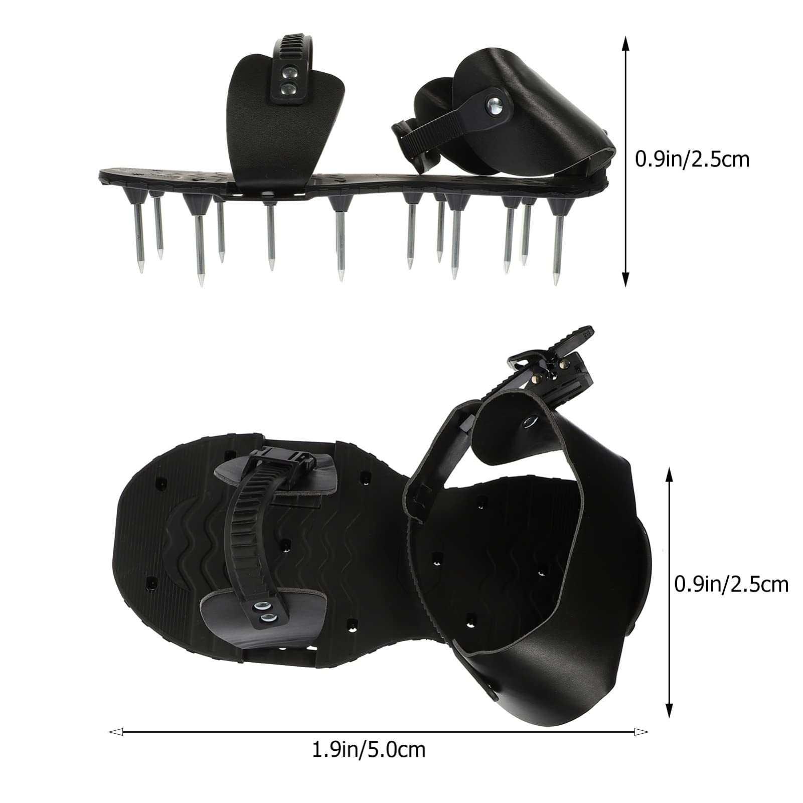 Yardwe Zapatos Aireadores De Césped con Correas Ajustables Zapatos Aireadores De Césped Herramienta Aireadora De Y Jardín para Airear Patio Jardín