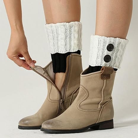 Amazon Co Jp Haiczhuangshi 靴下サプリ まるでこたつ レッグウォーマー レッグウォーマー レディース ふわふわ 靴下 メンズ 冷え対策 おしゃれ ファション 足首 ウォーマー ブーツカバー 防寒 防風 保温 通勤 通学 旅行 アウトドア 男女兼用 服 ファッション小物