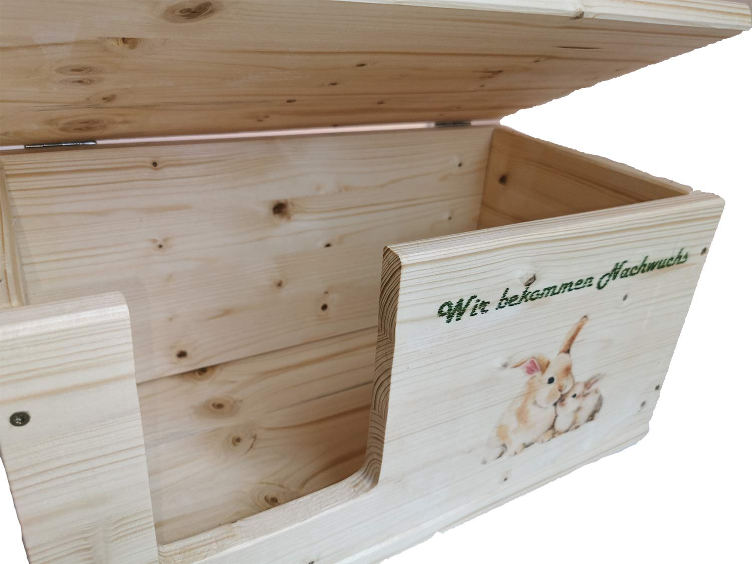 Zwergkaninchen Wurfbox 45x25x22cm