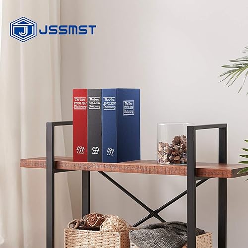 Miniatura 4 de Caja fuerte con forma de libro y cerradura con llave  Jssmst Caja de seguridad desapercibida con forma de diccionario para el hogar, caja de