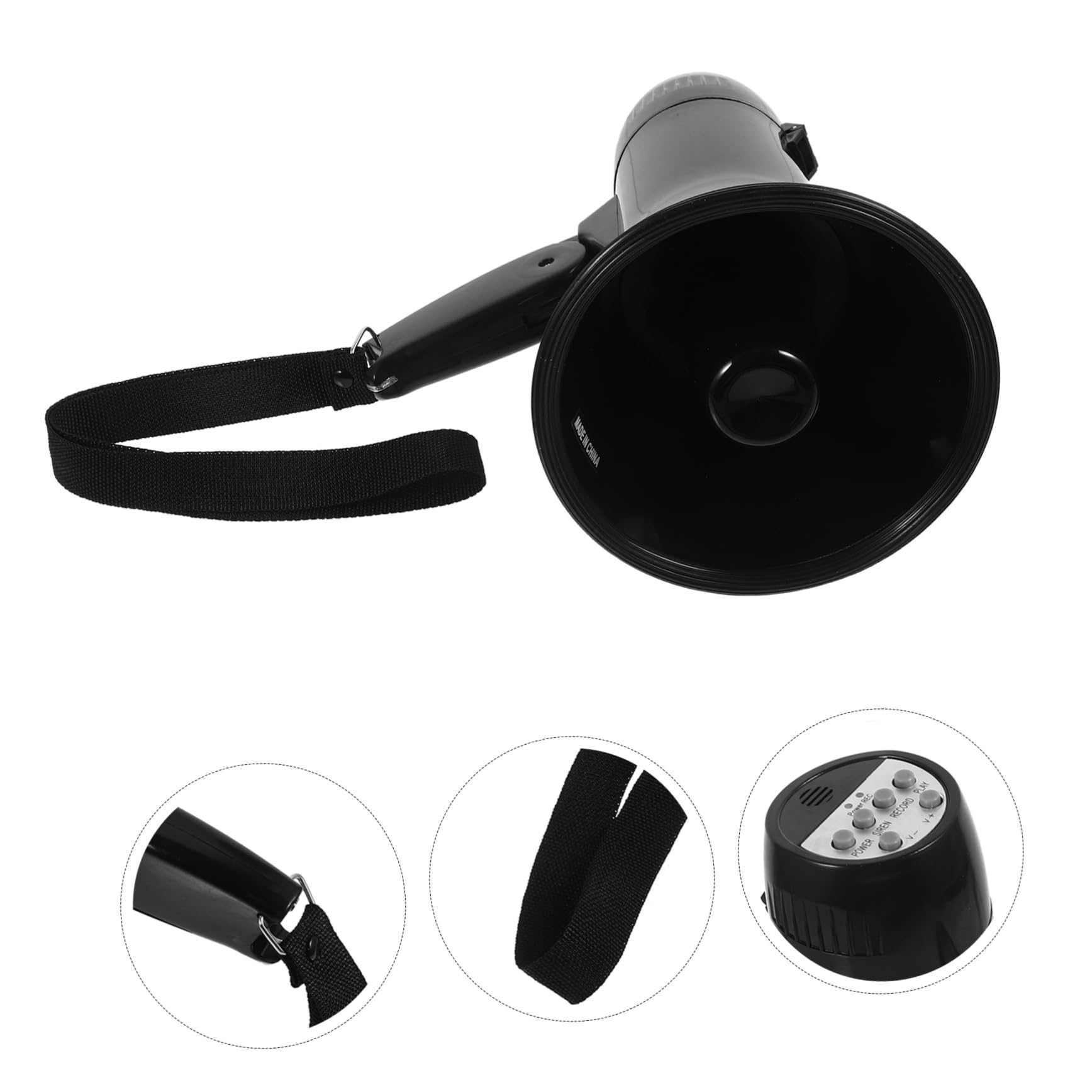 Garneck Megáfono Portátil 25W ABS Sonido Nítido