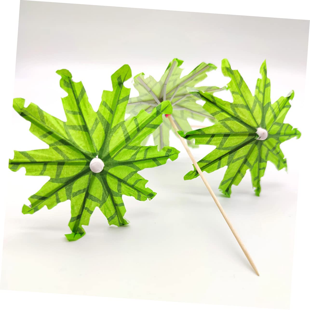 LABRIMP 200pièces Parapluies Décoratifs pour Cocktails Accessoires De Fête Tropicale Décorations Mariage Bâtons à Cocktails Forme De Palmier