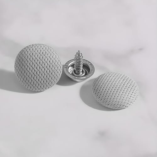 Miniatura 3 de BESULEN Kit de reparación de techo de techo de automóvil, botón de reparación de tela de rejilla con herramienta de instalación, remaches a presión