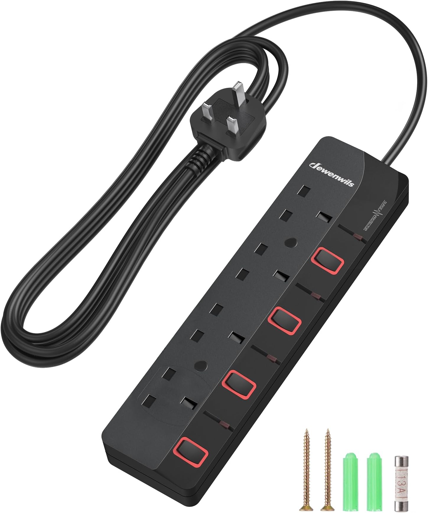 3M 4 Way Extension Lead