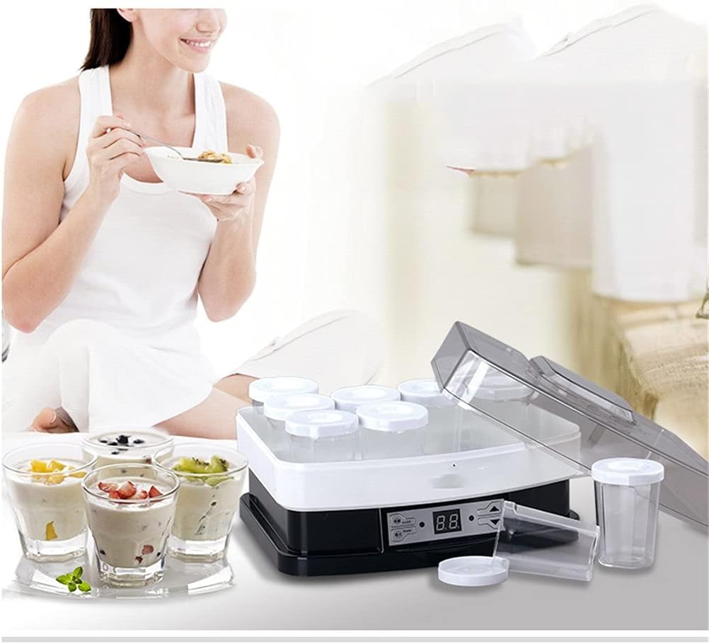Automatic Small Yogurt Maker Household Smart fermenter Homemade Yogurt Maker 8s Glass Cups