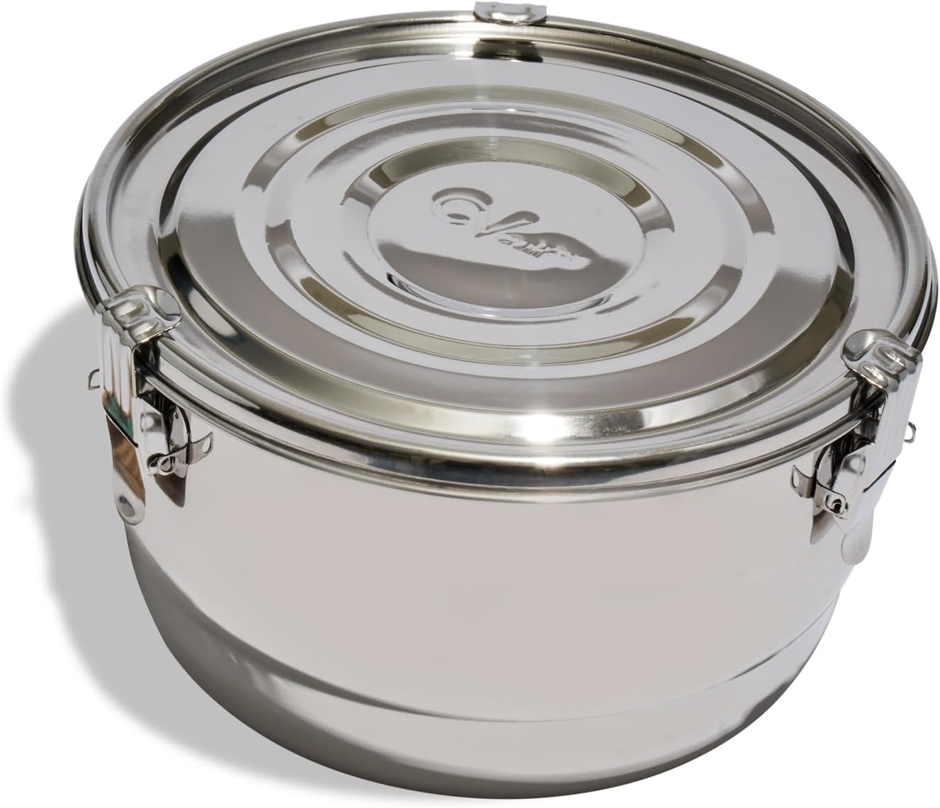 CVAULT 1/2 lb Storage Container | Air Tight & Light Resistant | Food Grade Stainless Steel | Includes 62% RH Pack