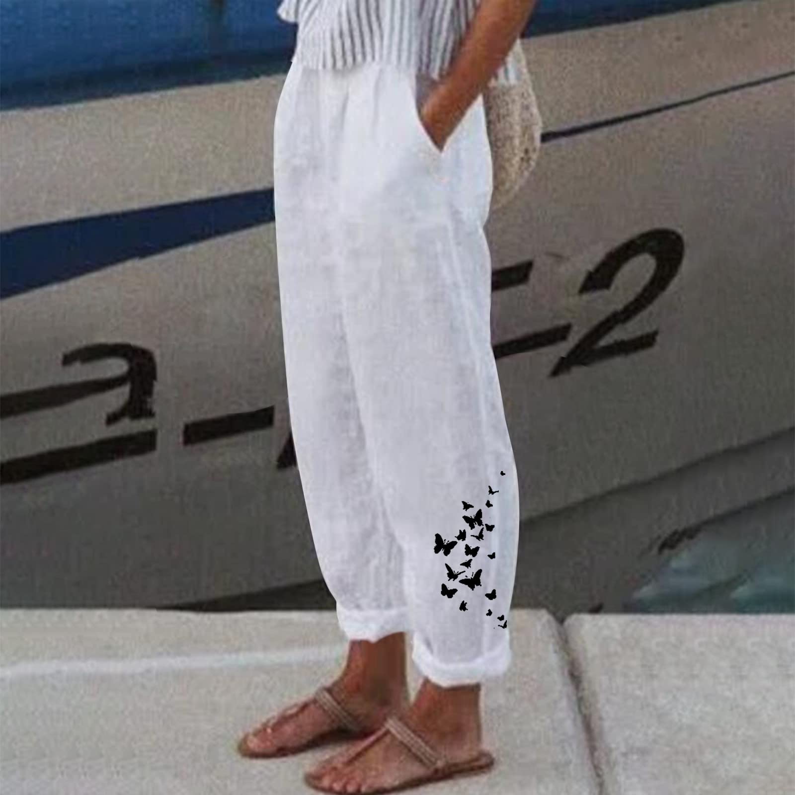 Pantaloni Petite, pantaloni Petite con fondo ampio e pantaloni Petite neri da donna