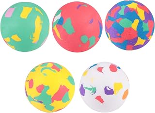ibasenice Solid Jumping Ball Jumping Ball Sponge 12pcs Bouncy Balls Comfortable- Friendly Jumping Children Plaything Bouncing for Students Toy Balls Playing Ball Toy