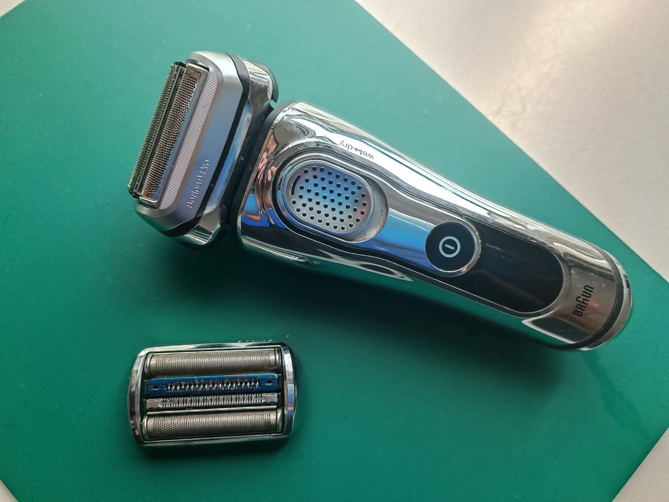 Braun Shaver Head Replacement Part 94M Silver, Compatible with Series 9