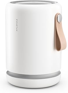 Molekule Purificador de aire Mini+ - Purifica habitaciones de hasta 250 pies cuadrados - Purificador inteligente con alta tasa de captura de contaminantes - Capacidades de monitoreo de calidad del