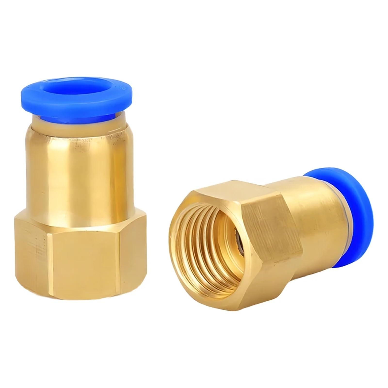 IDGTTLDF 5PC PCF4-01 Pneumatic Quick Connector Air Fitting PCF for 4mm Hose Tube Pipe to 1/8" BSP Female Thread IDGTTLDF