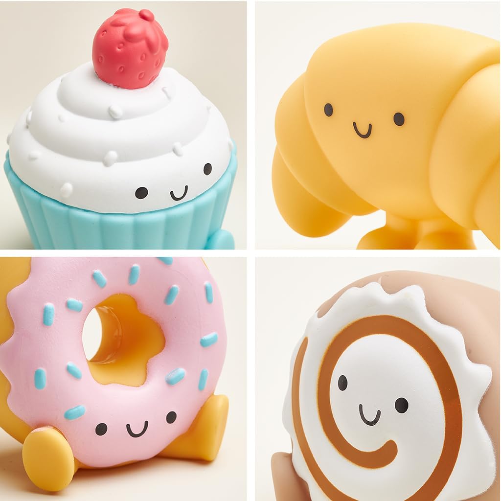 Itzy Ritzy Put & Take Learning Toy, Sensory Activity Toy for Babies, Bakery | 4 Squeezable Bakery Pieces Encourage Put & Take Play, Hand-Eye Coordination, Problem Solving, Motor Skills, Early Learning