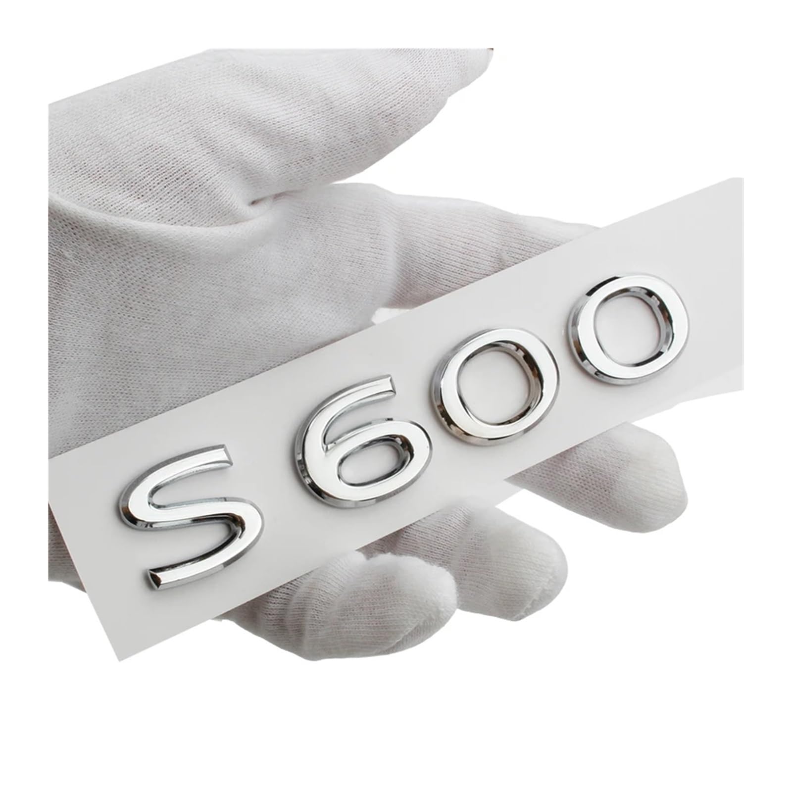 yzw6688 Lettres de Coffre de Voiture Logo Badge chromé emblème Autocollants en métal Compatible avec S480 S580 S600 S680 GLS480 GLS580 GLS600 GLS680 (Color : O)