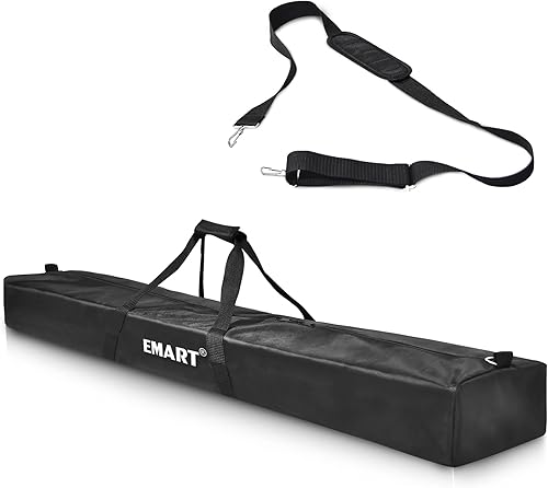 EMART Bolsa de trípode de 31 pulgadas, bolsa de transporte para trípode con hombro ajustable y doble cremallera, bolsa de tela Oxford resistente