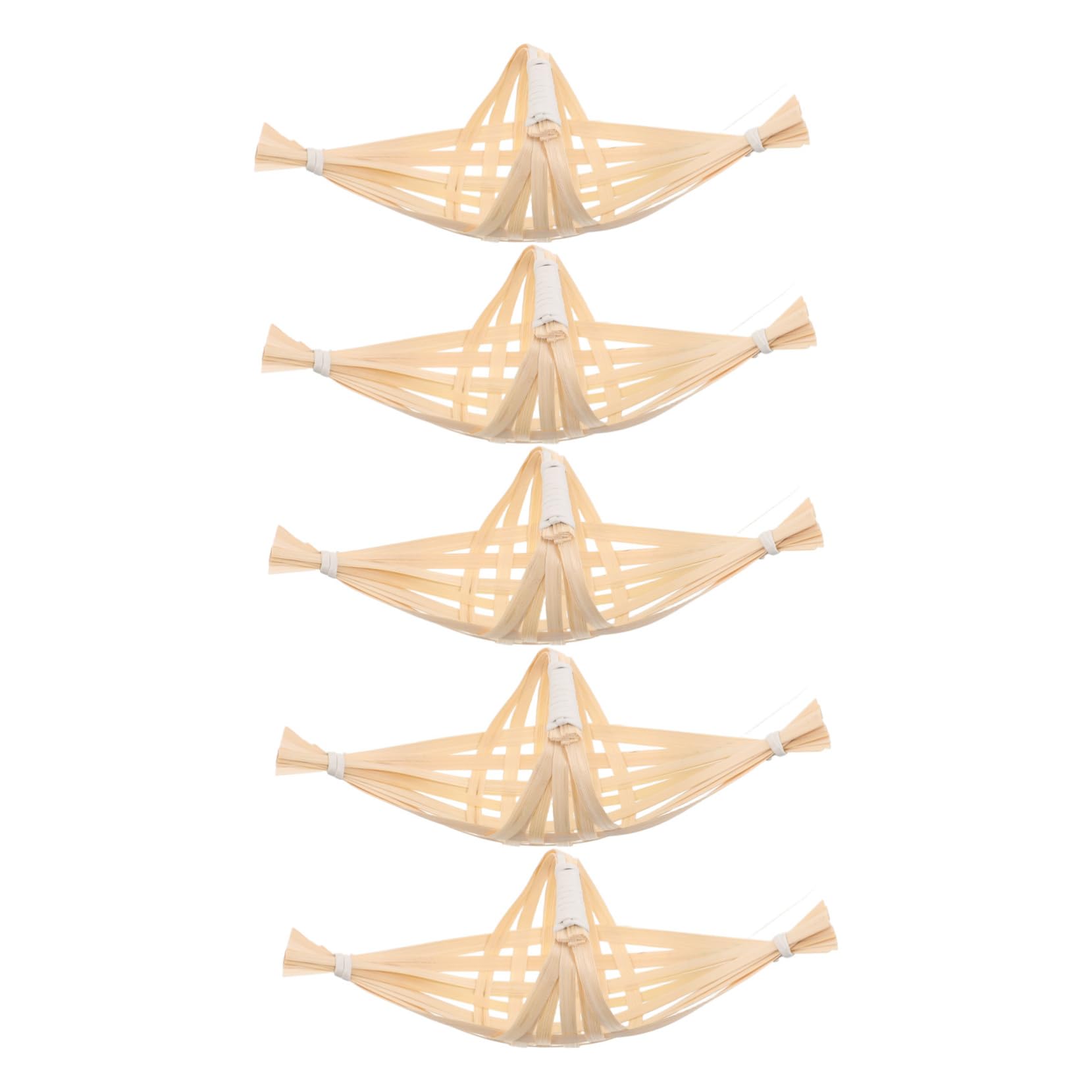 DECHOUS 5pcs Natural Appetizer Dishes for Creative Food Presentation for Restaurants Gatherings and DIY Projects