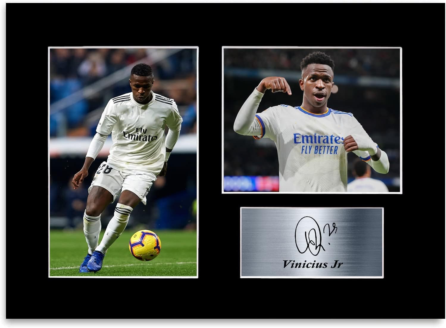 Décoration Sport Photo Encadrée Real Madrid - Signature Numérique