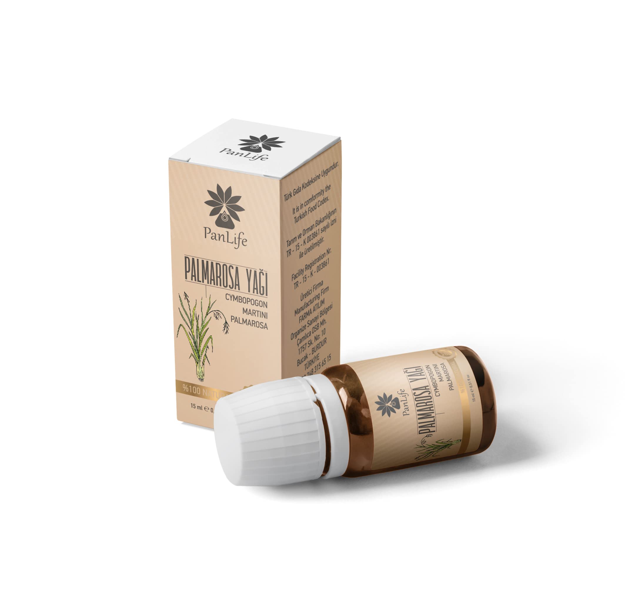 Panlife Palmarosa Yağı 15 ml
