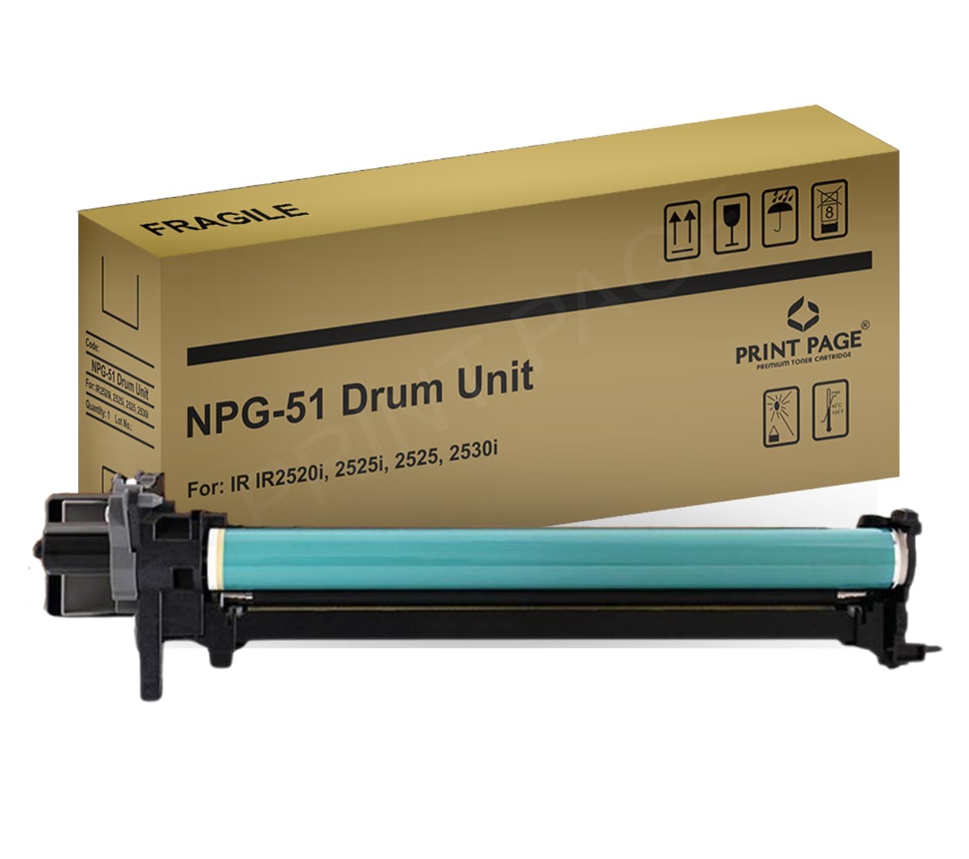 npg-51 drum unit compatible for 2520 / 2525 / 2530 series | imaging drum unit | high performance replacement drum
